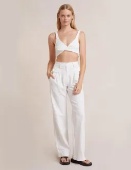 Bec & Bridge Phoebe Top in Ivory Size 14 for rent on The Volte - image 1