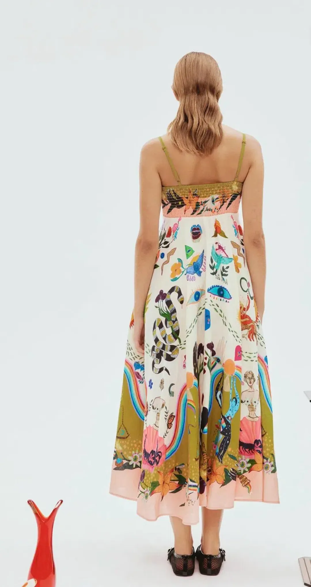 Alemais Evergreen Sundress Multi Size 10 for rent on The Volte - main image