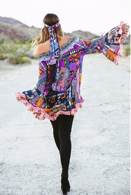 Camilla Patch Me Up A Line Frill Dress XS for rent on The Volte - image 2