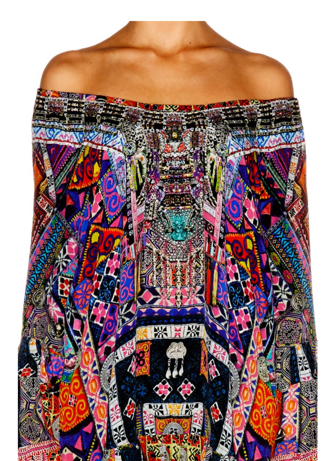 Camilla Patch Me Up A Line Frill Dress XS for rent on The Volte - main image