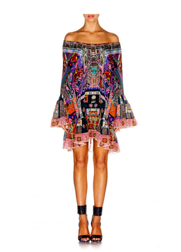 Camilla Patch Me Up A Line Frill Dress XS for rent on The Volte - image 3