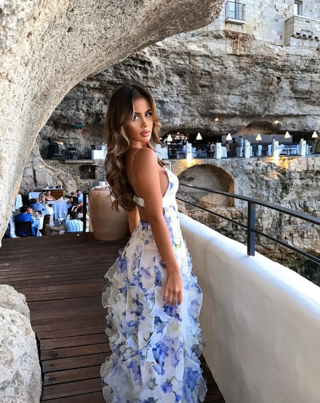 Menti Iris Flower Maxi Dress Floral Size S / Au 8 for rent on The Volte - main image