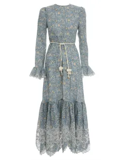 Zimmermann Carnaby Frill Long Dress Floral Size 1 / Au 10 for rent on The Volte - image 3