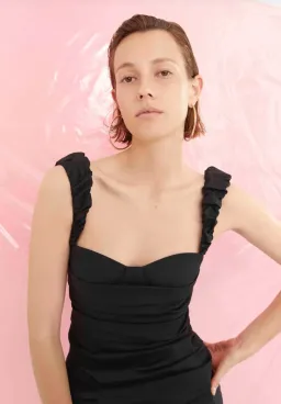 Sir The Label Azul Balconette Gown Black Size 2 / AU 10 for rent on The Volte - image 2