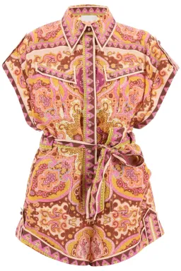 Zimmermann Halcyon Playsuit Print Size 2/AU 12 for rent on The Volte - image 4
