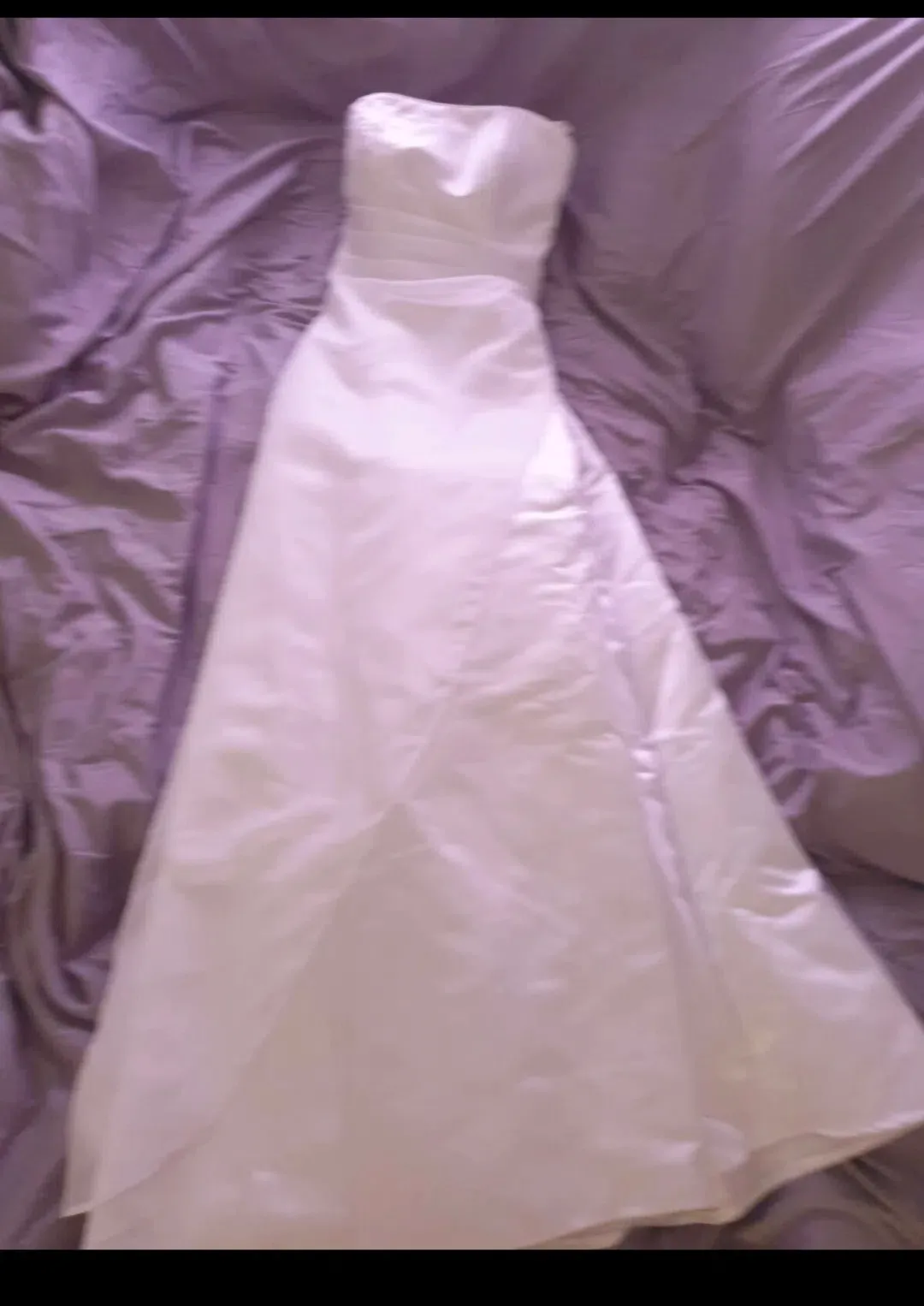 Brisbane Bridal  couture designed  Strapless Bridal Gown White Size 8   for rent on The Volte - main image