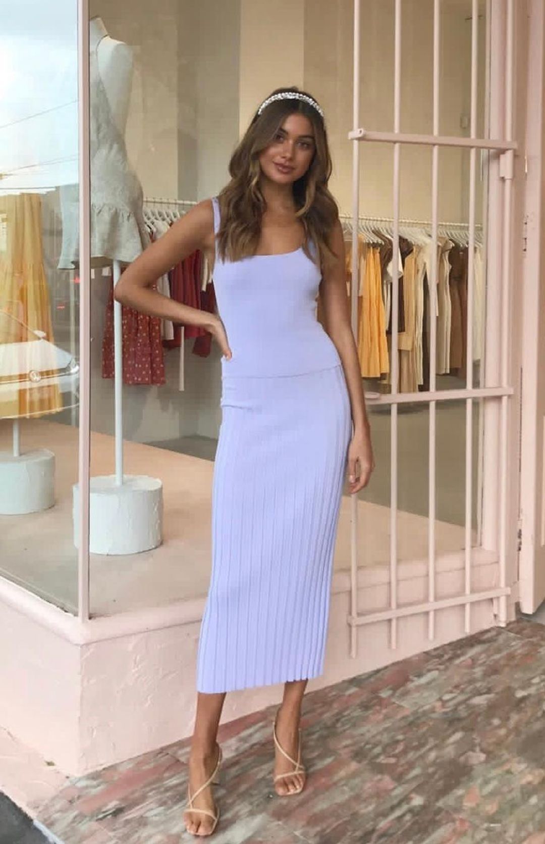 BEC & BRIDGE eden midi dress for rent on The Volte - main image