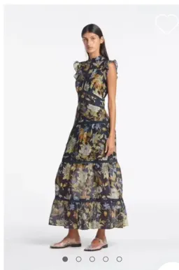 Sir the Label Lilian Tiered Gown Floral Size 2/AU 10 for rent on The Volte - image 1