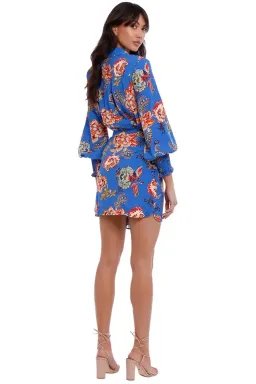 Elliatt Independence Dress in Blue Size 12 for rent on The Volte - image 5