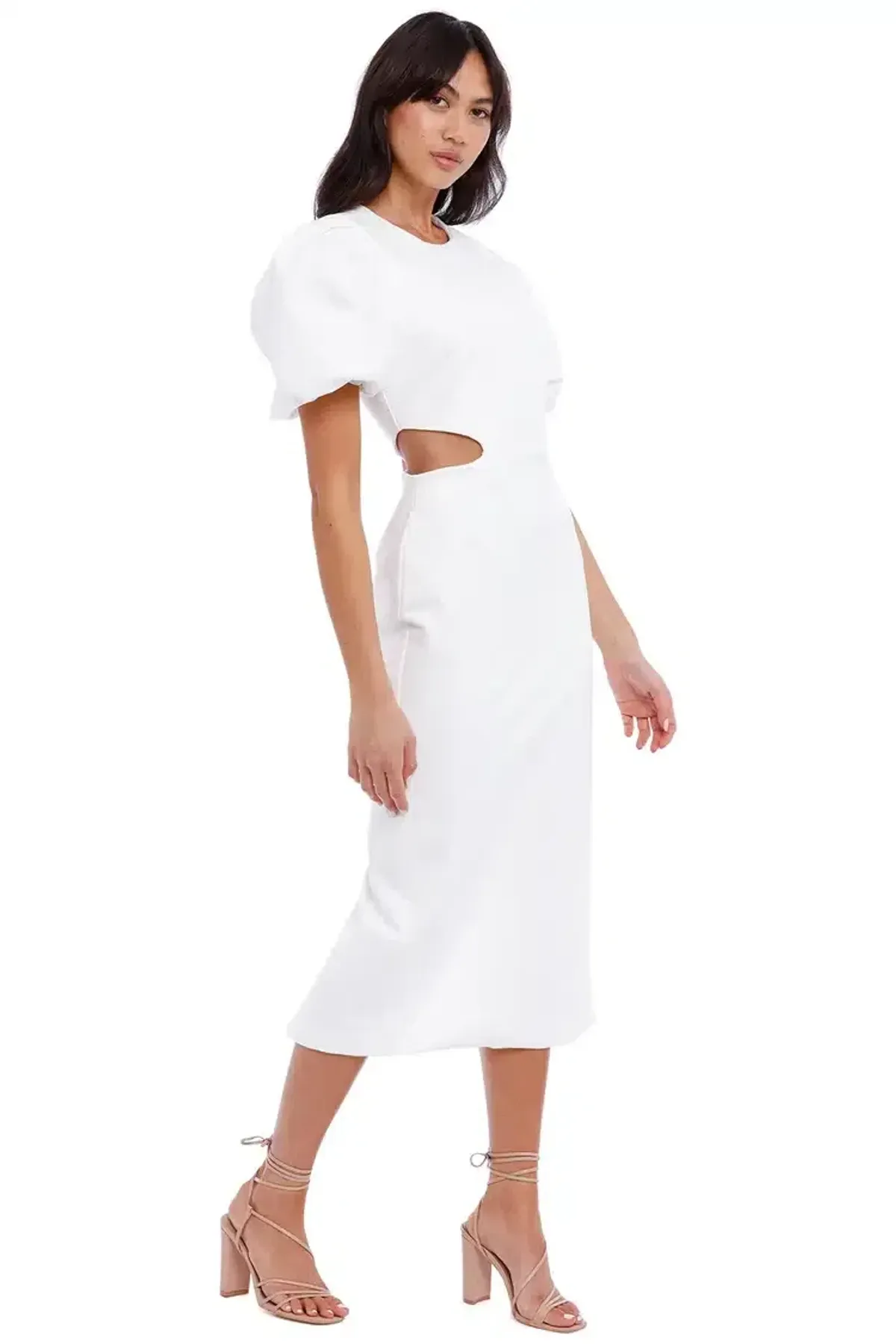 Elliatt Suffage Dress in White Size 8 for rent on The Volte - main image