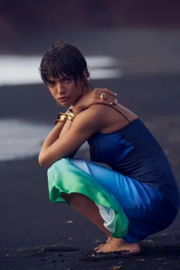 Rat & Boa Beliza Dress Ombre Print Size XS/Au 6 for rent on The Volte - image 2