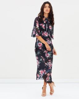 Talulah Belonging Midi Dress Black Size 12 for rent on The Volte - image 3