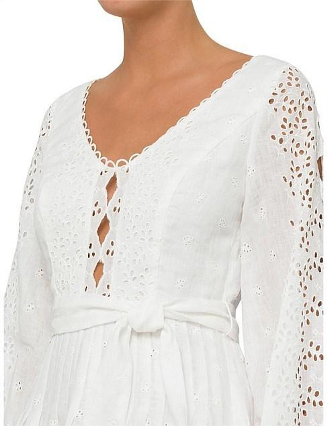 Zimmermann Helm Eyelet Vine Dress for rent on The Volte - main image