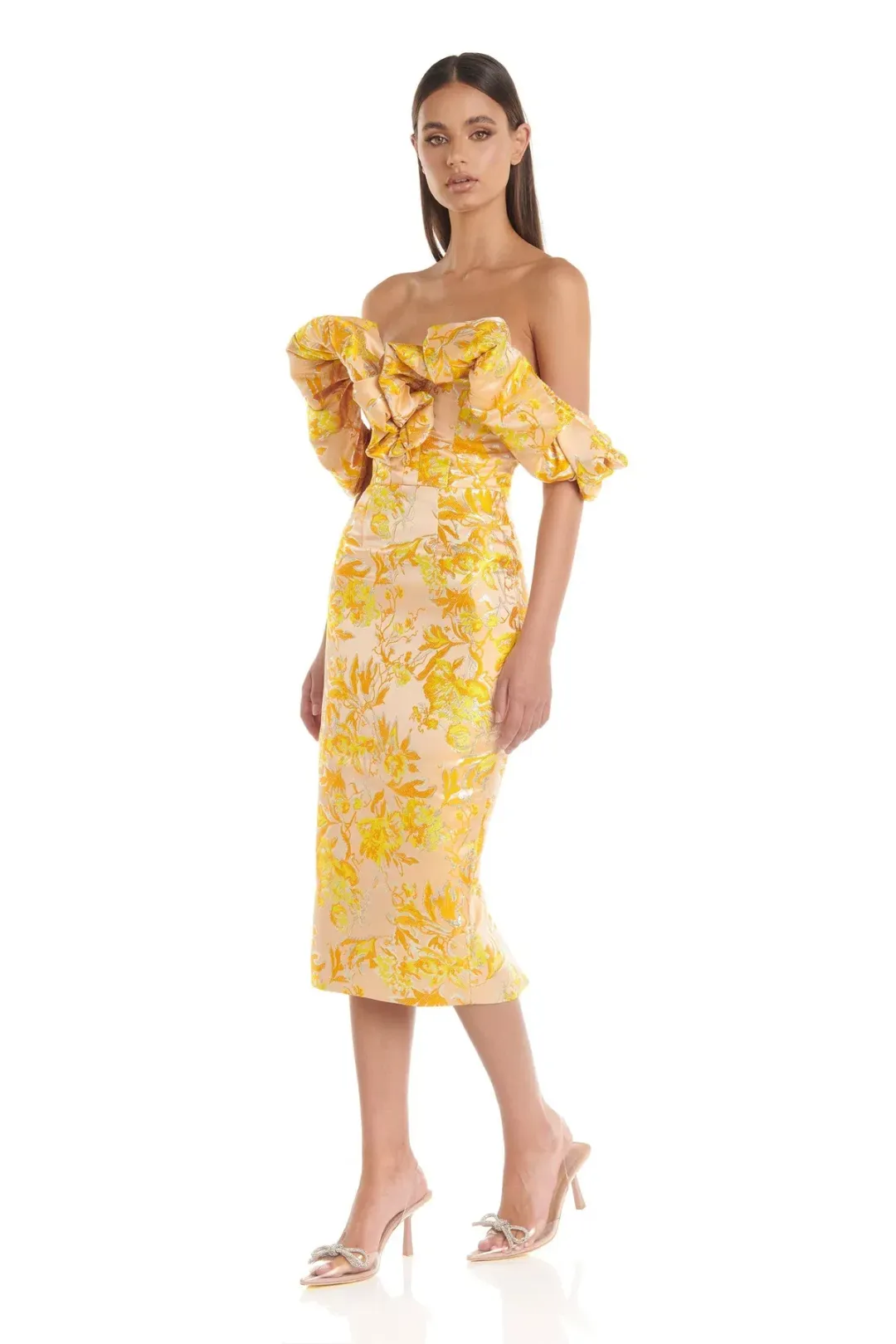 Eliya the Label Brielle Midi Dress Floral Size 10 for rent on The Volte - main image