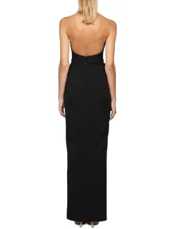 B by Bariano Cosmopolitan High Neck Maxi Dress Black Size 6 for rent on The Volte - image 2