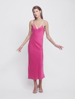 Silk Laundry 90S SILK SLIP DRESS GRANITA for rent on The Volte - image 1
