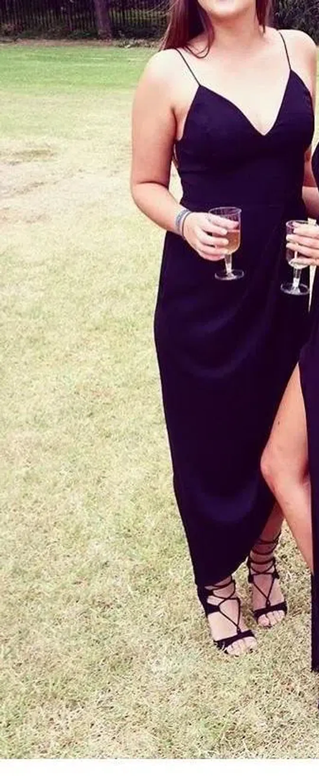 Shona Joy Dress Core Cocktail Dress Black Size 12 for rent on The Volte - main image