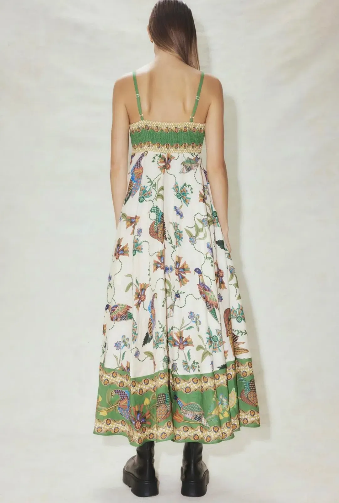 Alemais Birdie Midi Dress Print Size 10 for rent on The Volte - main image