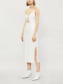 Dion Lee Tessellate Cami Dress Ivory Size 8 for rent on The Volte - image 1