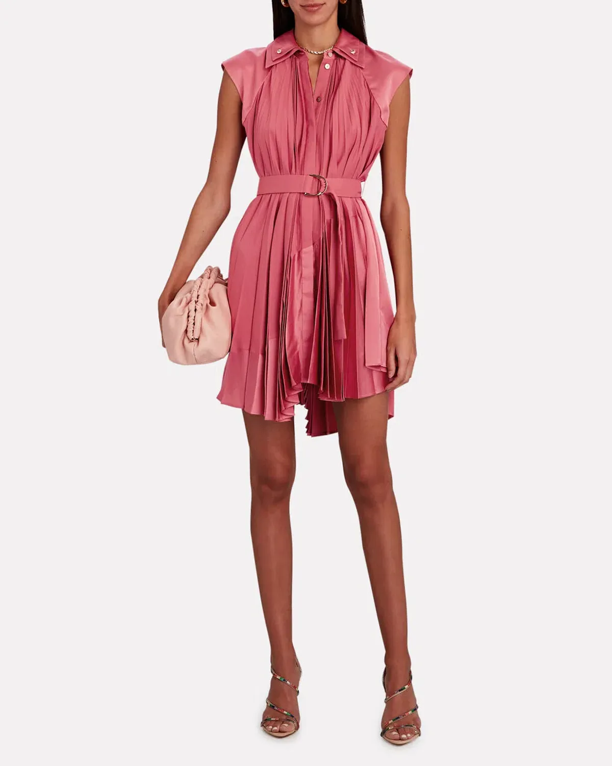 Acler Seymour Dress Dusty Pink Size 6 for rent on The Volte - main image