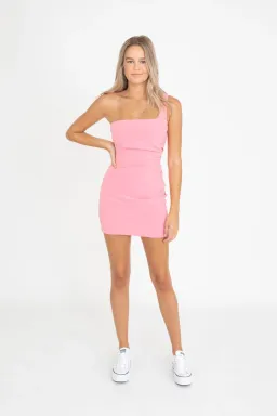 Bec & Bridge Paloma Mini Dress Pink Size 10 for rent on The Volte - image 2