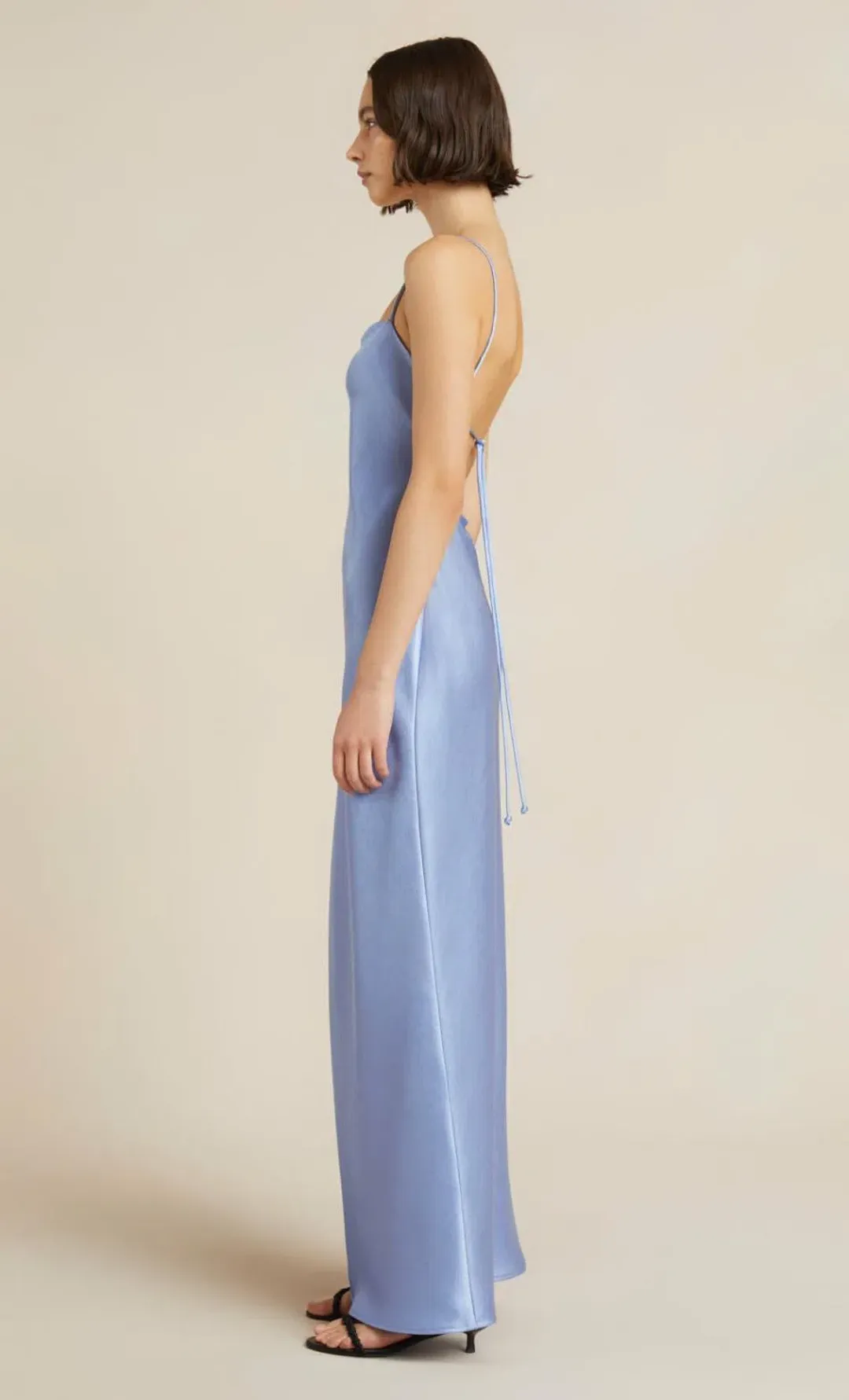 Bec & Bridge Dreamer Tie Maxi Dress Blue Size 12 for rent on The Volte - main image