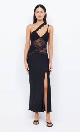 Bec & Bridge Ria Asym Maxi Dress Black Size 10 for rent on The Volte - image 2