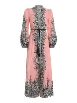 Zimmermann Moonshine Billow Long Sleeve Dress Pink Size 1 / AU 10 for rent on The Volte - image 4