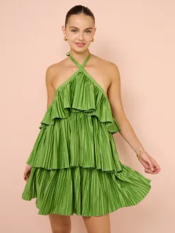 L'Idee Danse Mini Dress In Fern Size 10  for rent on The Volte - image 2