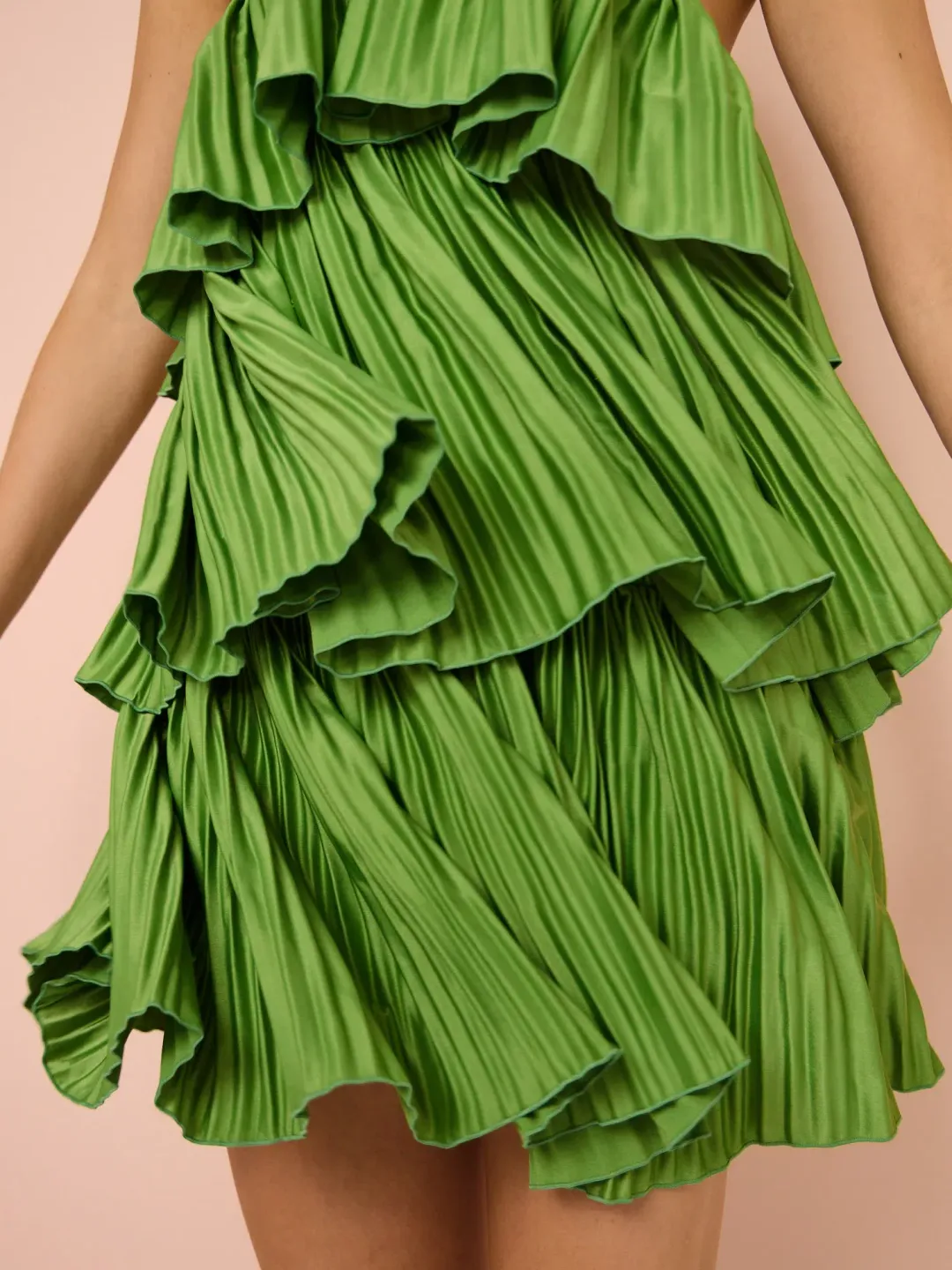L'Idee Danse Mini Dress In Fern Size 10  for rent on The Volte - main image