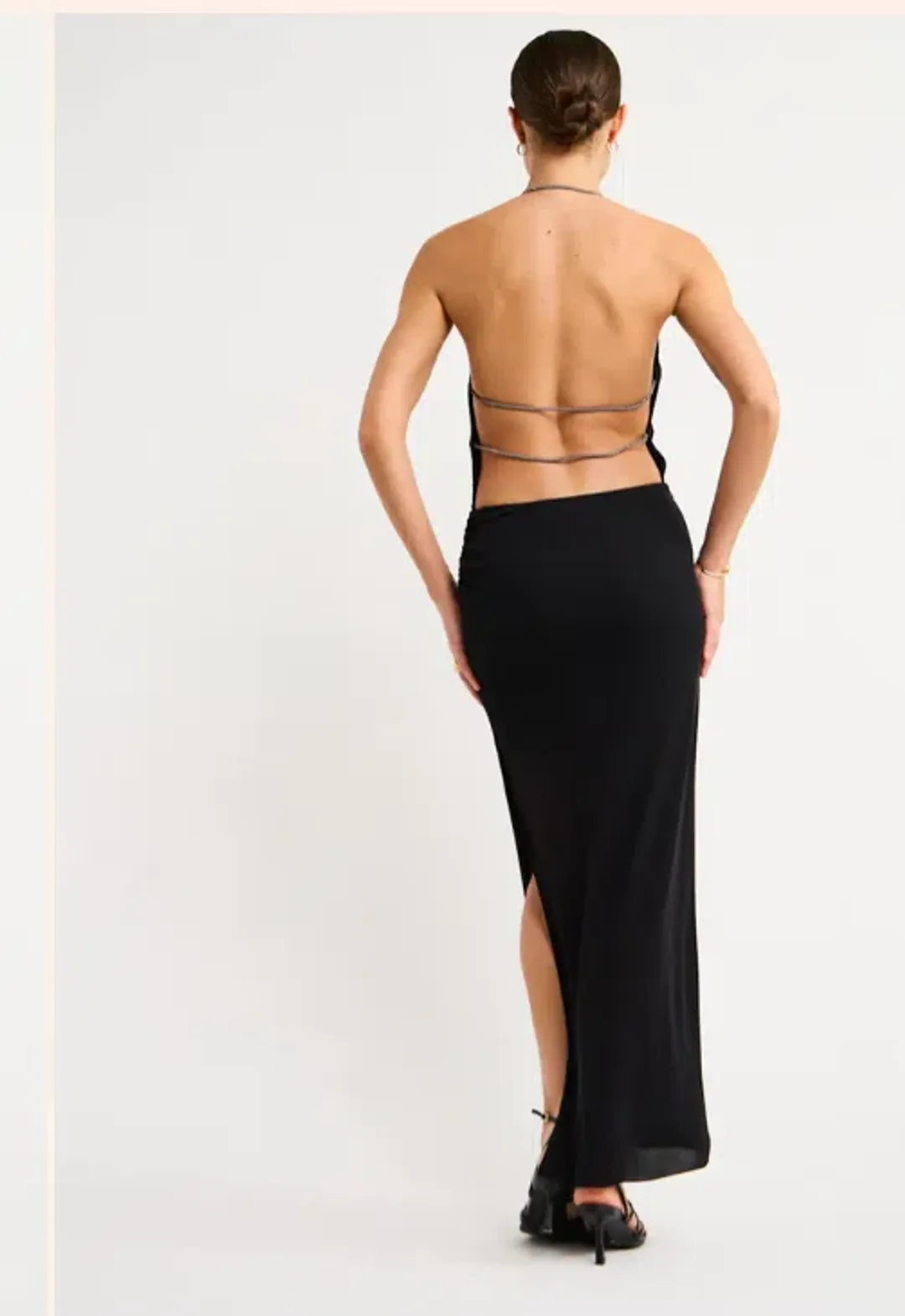 Bec & Bridge Lexie Cowl Maxi Dress Black Size 8 for rent on The Volte - main image