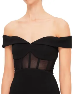 MISHA Cher Mini Dress Black Size 6/XS for rent on The Volte - image 2