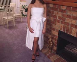 CMEO COLLETIVE - Wake me dress Ivory for rent on The Volte - image 2