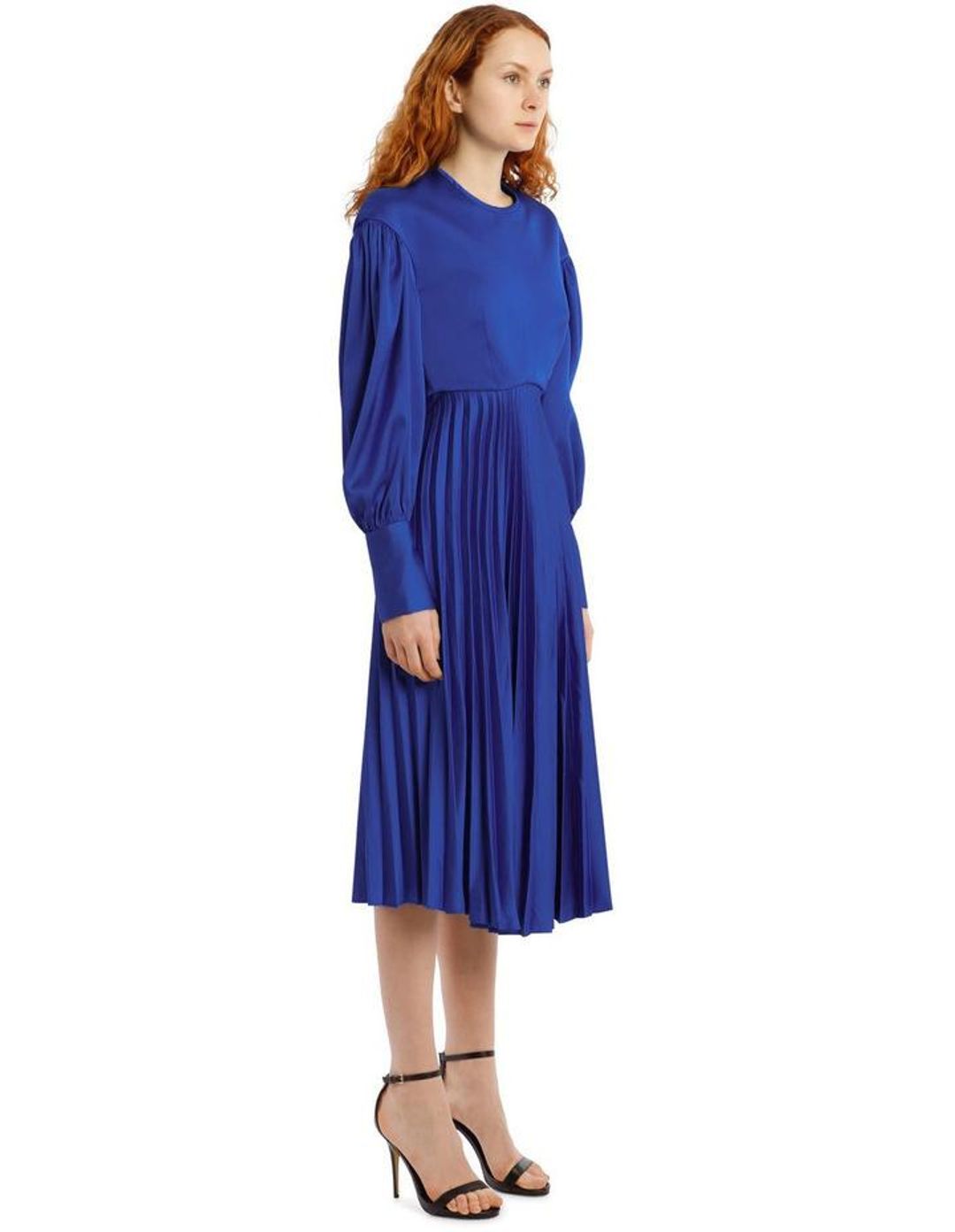 Nicola Finnetti  Evelyn Midi Blue Dress Size 8 for rent on The Volte - main image