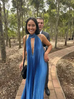 L'idée Opera Gown in Mediterranean Blue Size 8 for rent on The Volte - image 5