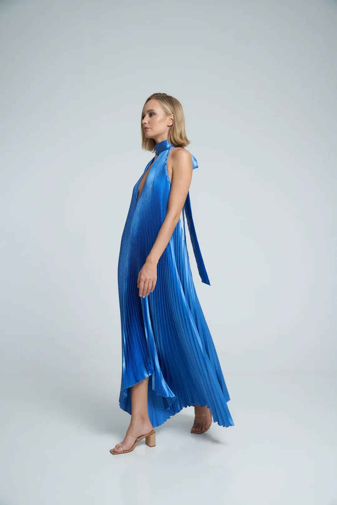 L'idée Opera Gown in Mediterranean Blue Size 8 for rent on The Volte - main image