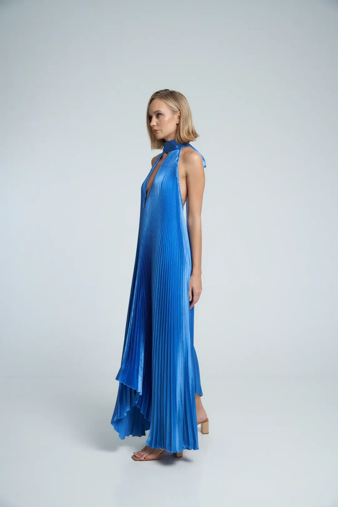 L'idée Opera Gown in Mediterranean Blue Size 8 for rent on The Volte - main image