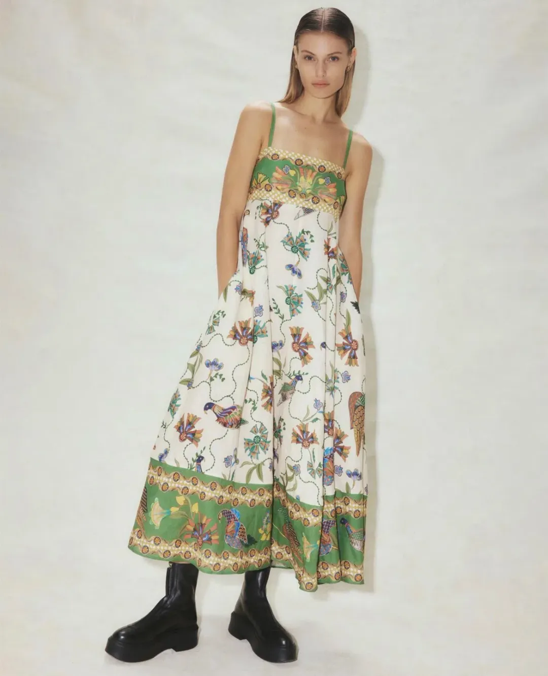 Alemais Birdie Sundress Multi Size 12 for rent on The Volte - main image