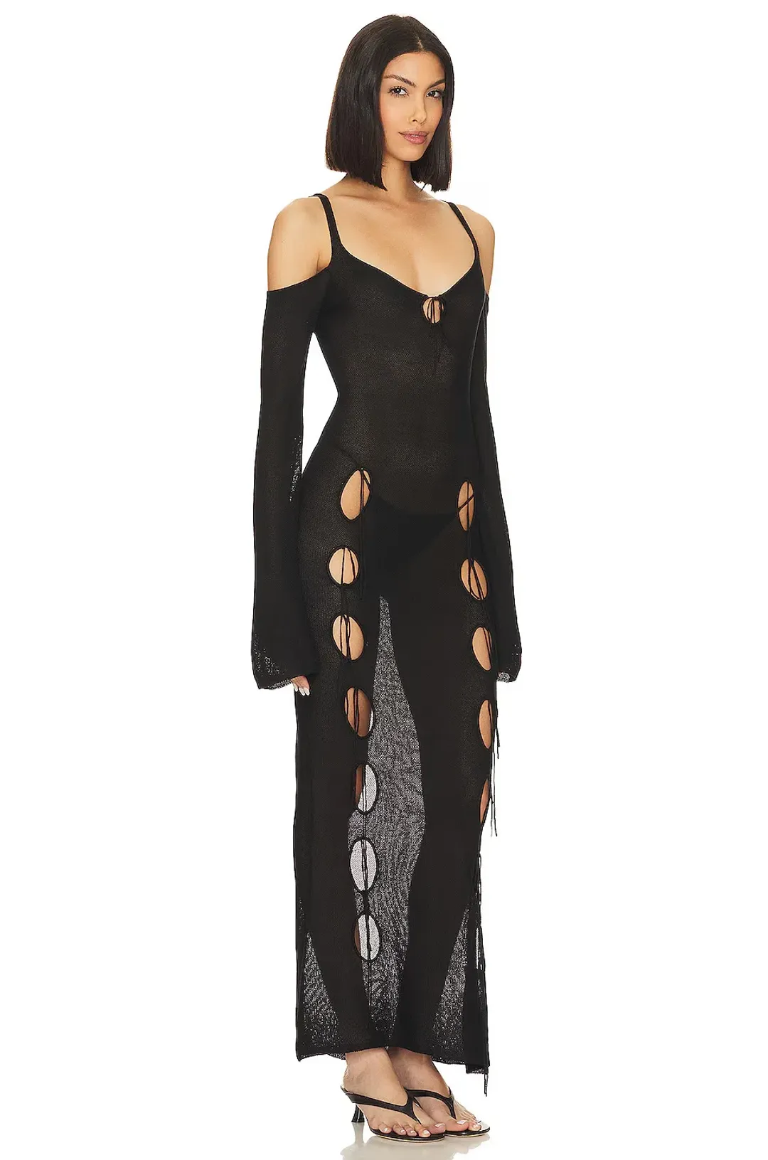 Asta Resort Ysabel Maxi Dress Black Size S / AU 8 for rent on The Volte - main image