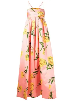 Leo Lin Marguerite Rose Dress Floral Size 12 for rent on The Volte - image 4
