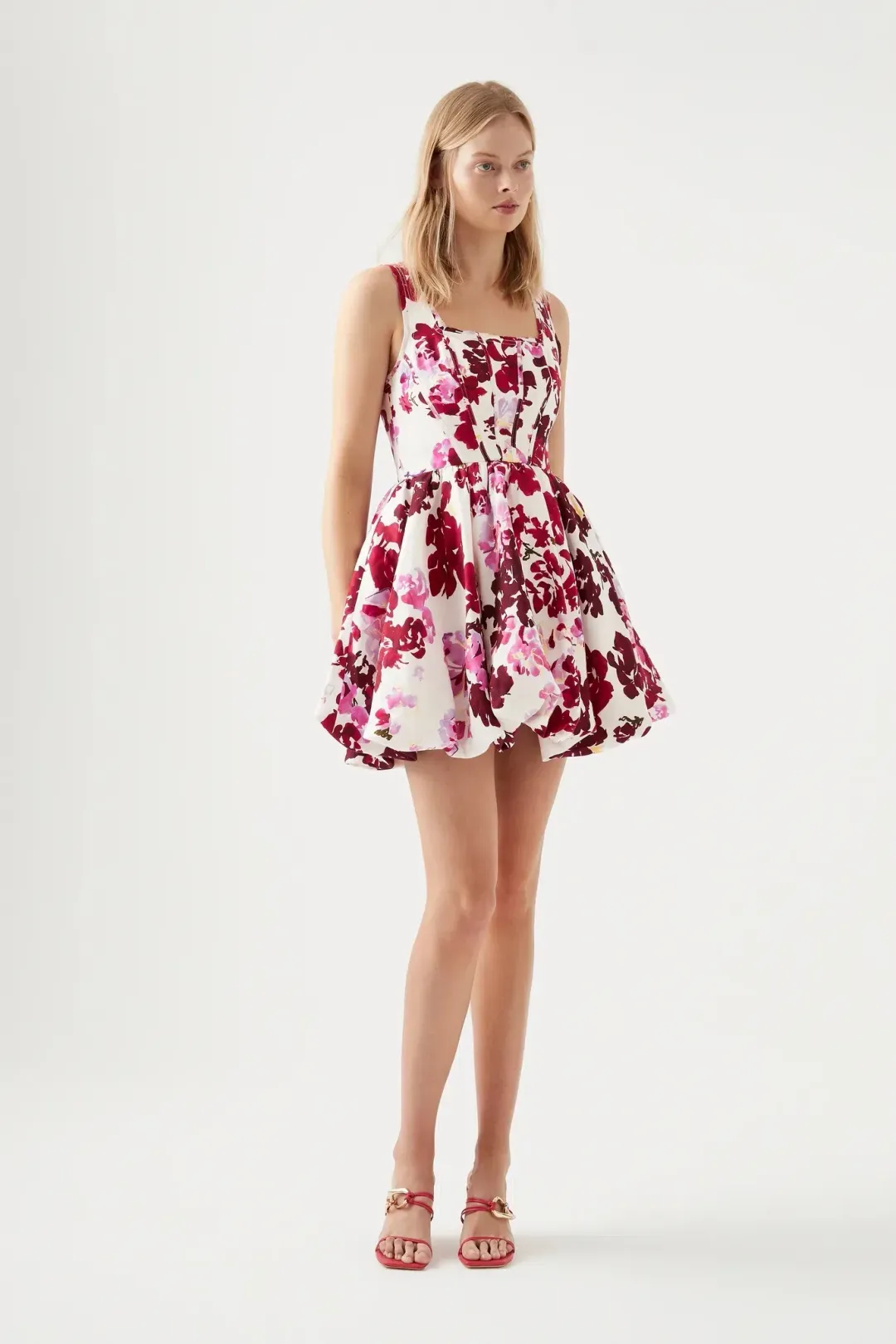 Aje Suzette Mini Dress in Roses of Provence Print - Size 8 for rent on The Volte - main image