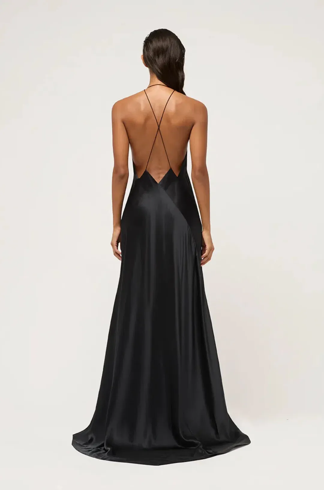 Michael Lo Sordo Bond Paloma Maxi Dress Black Size 6 for rent on The Volte - main image
