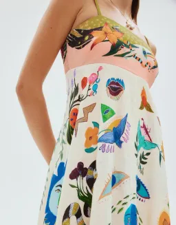  Alemais Evergreen Sundress Size 12 for rent on The Volte - image 2