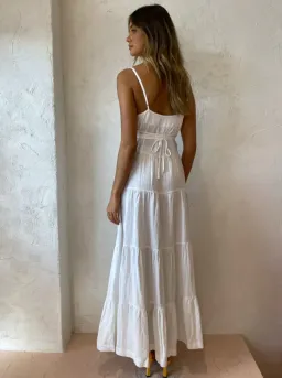 Hansen and Gretel Roberta Dress in Ivory Size S / AU 8 for rent on The Volte - image 3