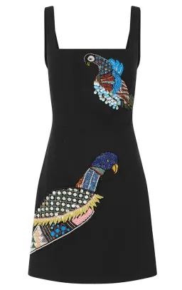 Alemais Rowena Beaded Mini Dress Black Size 8 for rent on The Volte - image 3