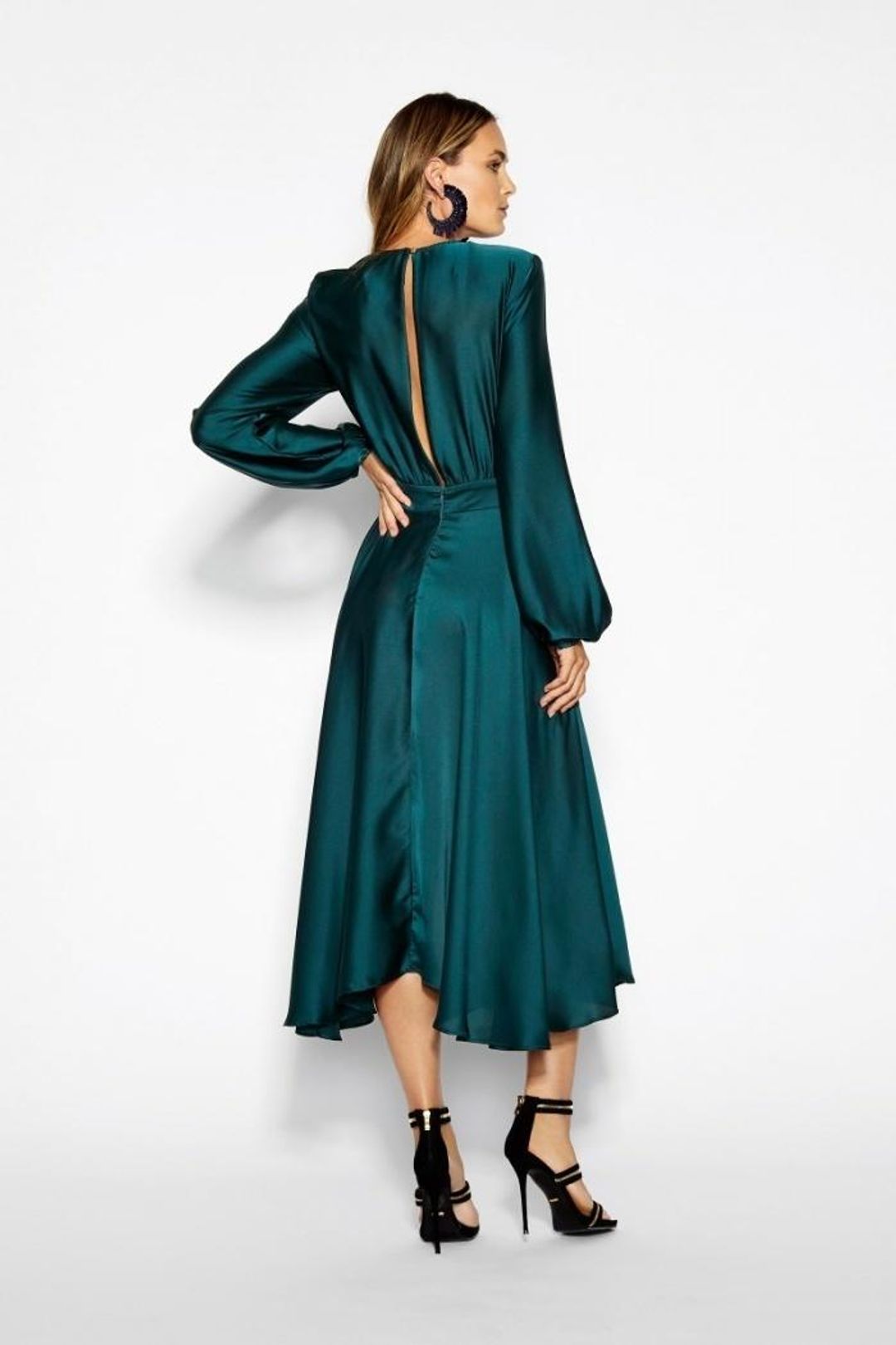 Sheike Fanciful Dress Peacock size 8 for rent on The Volte - main image