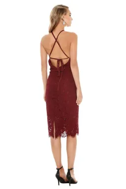 Lover Oasis Halter Dress Red Size 8 for rent on The Volte - image 4