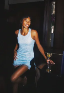 Asta Resort Natalia Mini Dress Baia Blue Size 6 for rent on The Volte - image 1