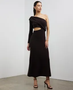 Camilla and Marc Javier Knit Dress Brow  Size S/ AU 6 for rent on The Volte - image 1