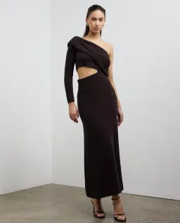 Camilla and Marc Javier Knit Dress Brow  Size S/ AU 6 for rent on The Volte - image 2